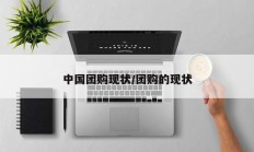 中国团购现状/团购的现状