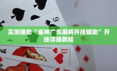 辅助神器“德州WepoKer开挂透视教程”开挂详细教程