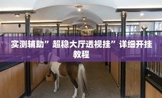 辅助神器“蒙乐呼伦贝尔麻将是怎么开挂的(透视)辅助软件教程